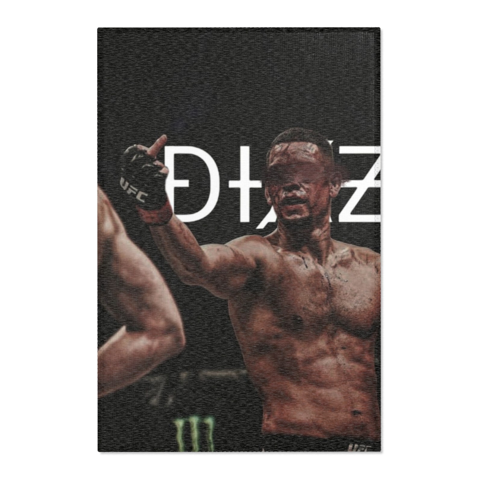 Nate Diaz UFC Rug 24” x 36” | MMA Fighter Rug | Fight Room & Gym Decor