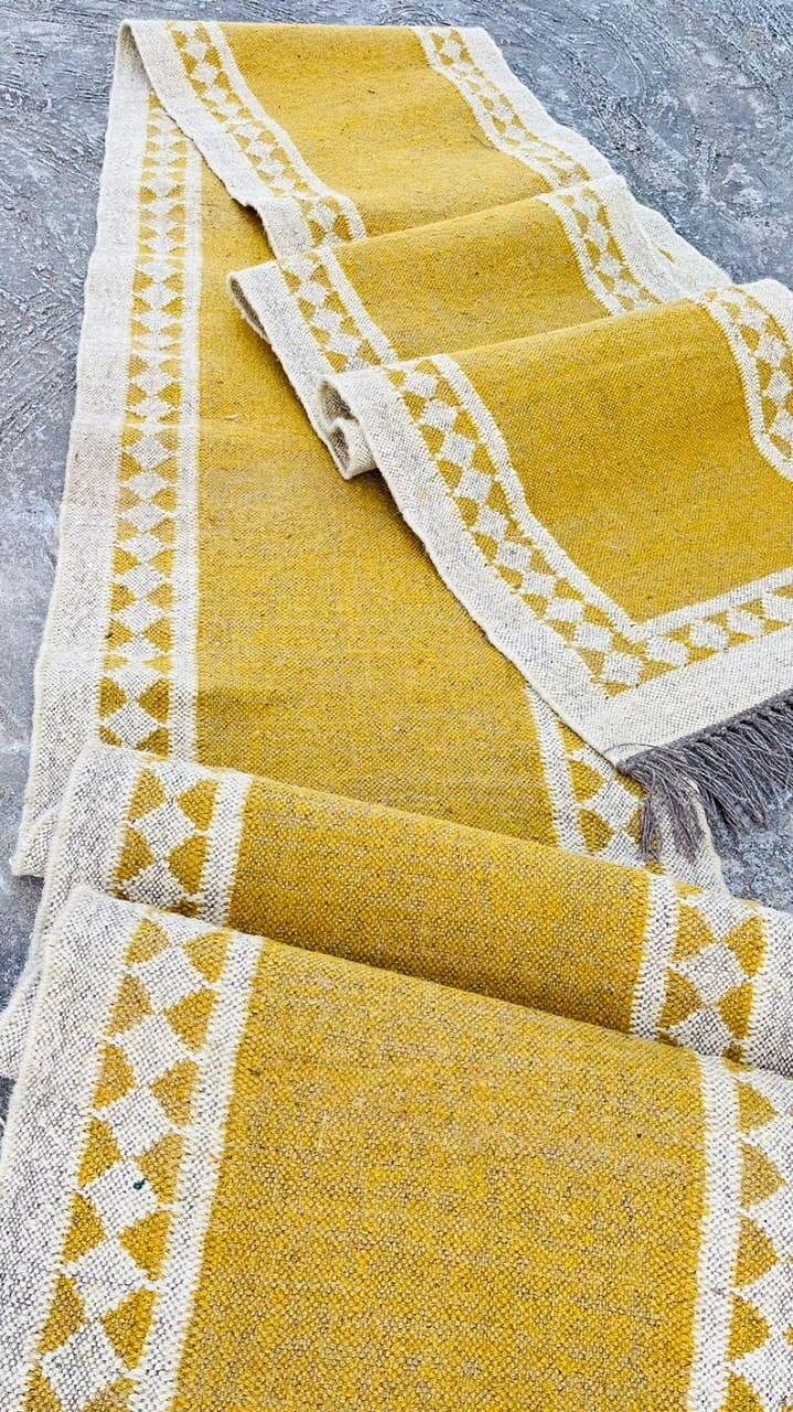 Moroccan Vintage Kilim Rug aztec kilim Runner Wool Jute Rug Stair kilim rug