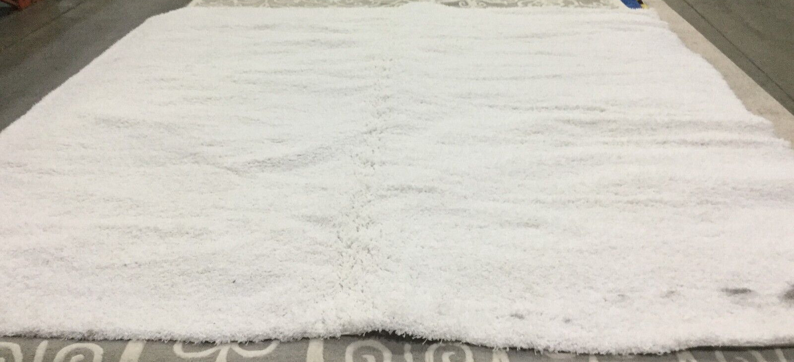 WHITE 11′ X 11′ Square Stained Rug, Reduced Price 1172657276 SG151-1010-11SQ
