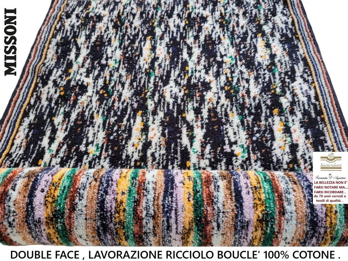 Missoni Multi-Purpose Rug 90 x 60 cm, 100% Cotton, Double Face, Heavy