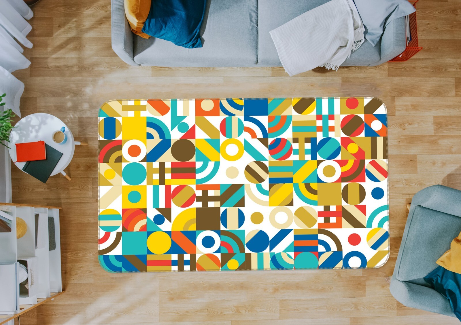 3D Color Pattern ZHUA3336 Game Non Slip Rug Mat Photo Carpet Amy