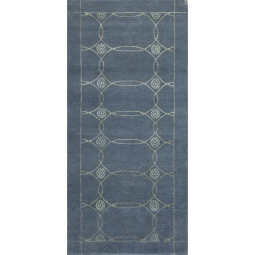 Runner Carpets, Modern Cobalt Handmade Wool are Rug, Modern Hand-Tufted, Living