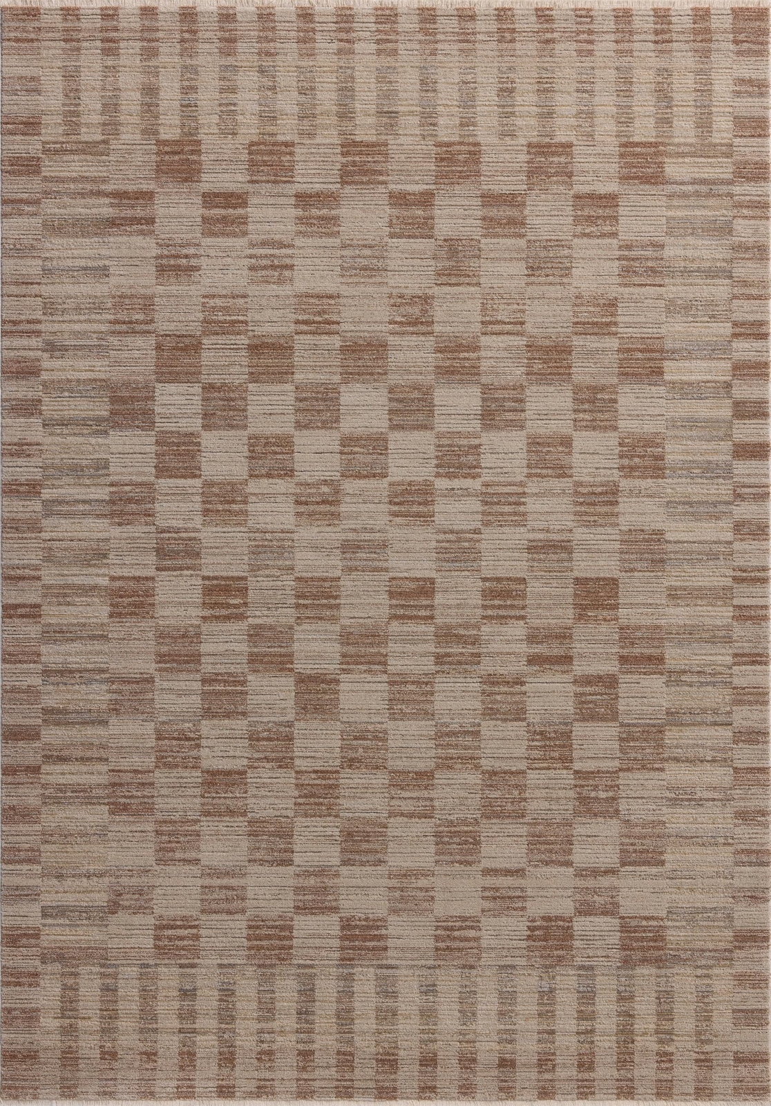 Loloi Amber Lewis Cali Collection CIL-06 Brick/Natural 3′-6″ x 5′-6″, .25″ Pi…