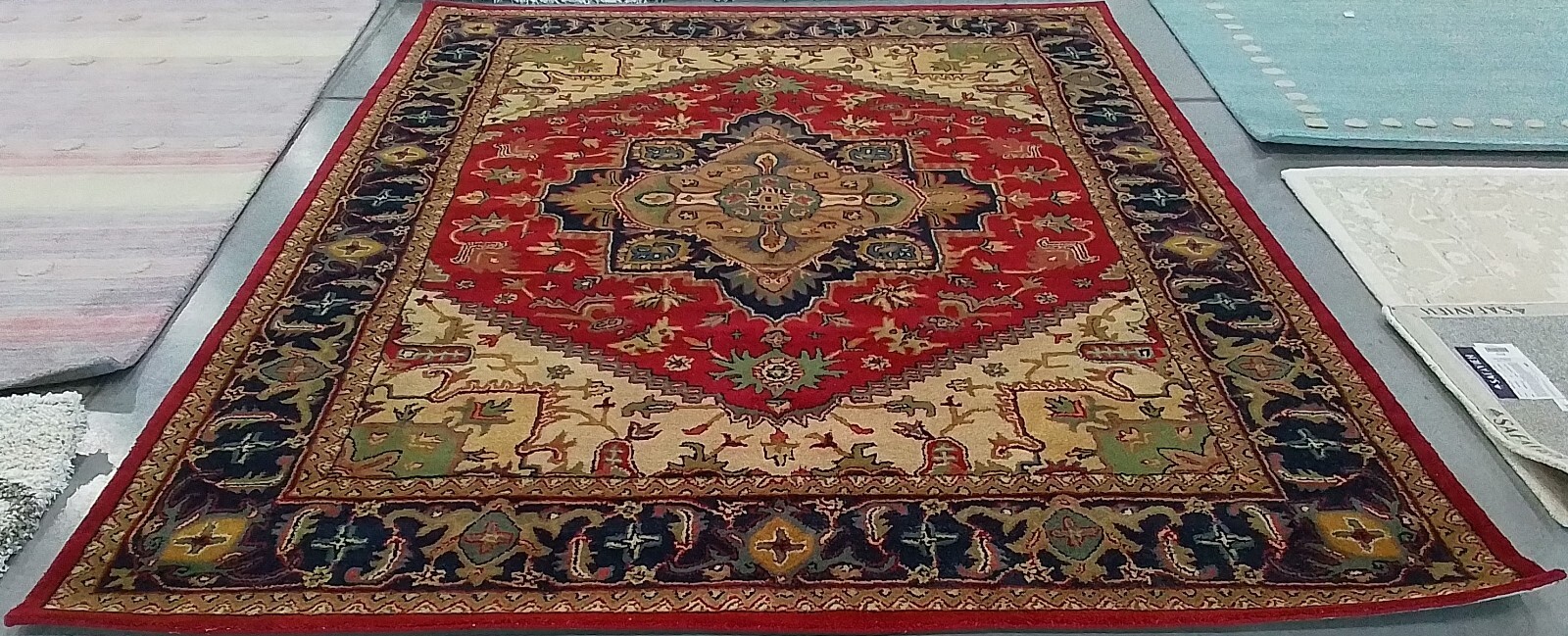RED 7′-6″ x 9′-6″ Hole in Rug, Reduced Price 1172769557 HG625A-8