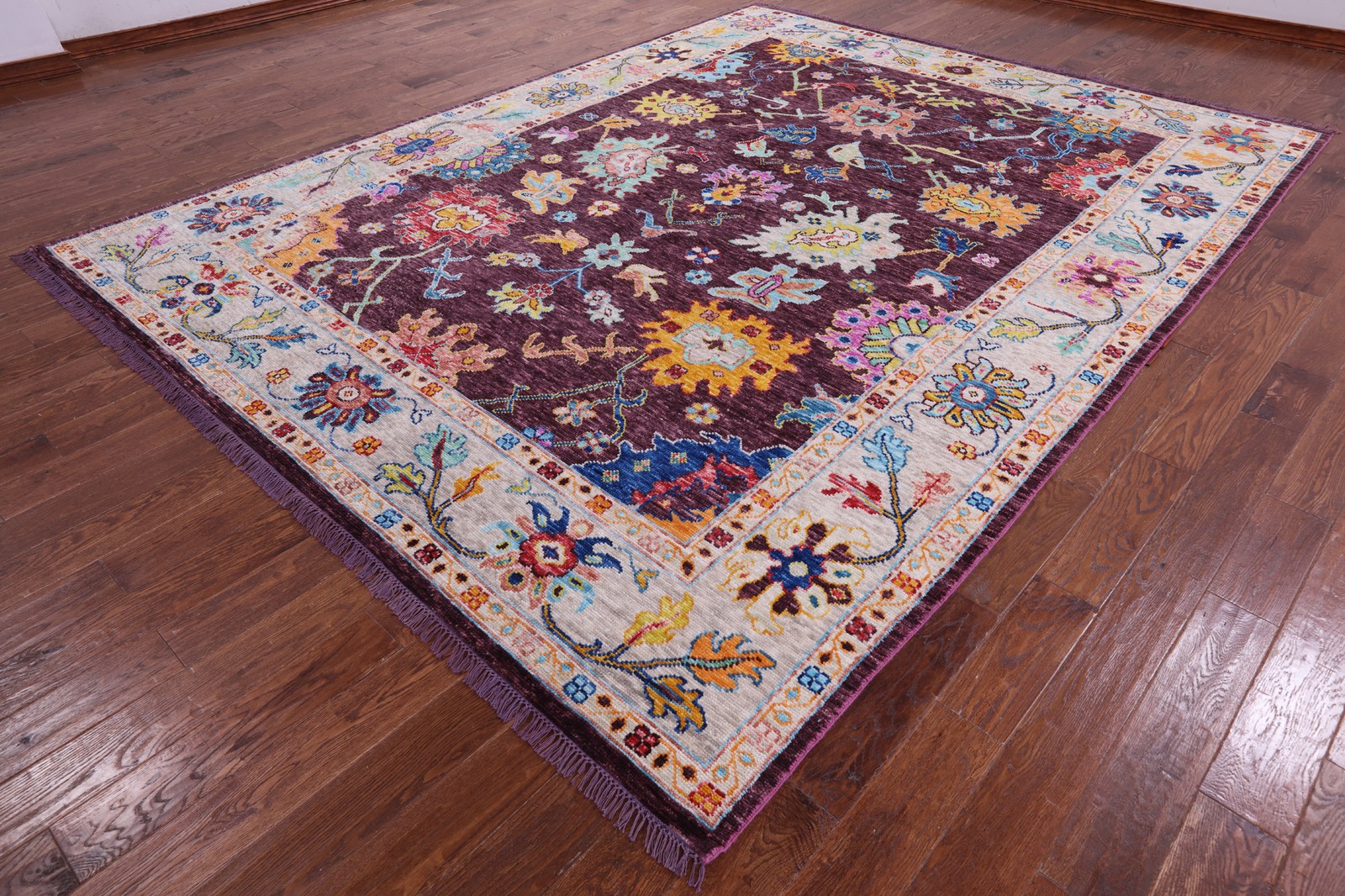 9′ 1″ X 11′ 11″ Turkish Oushak Handmade Rug – Q14852