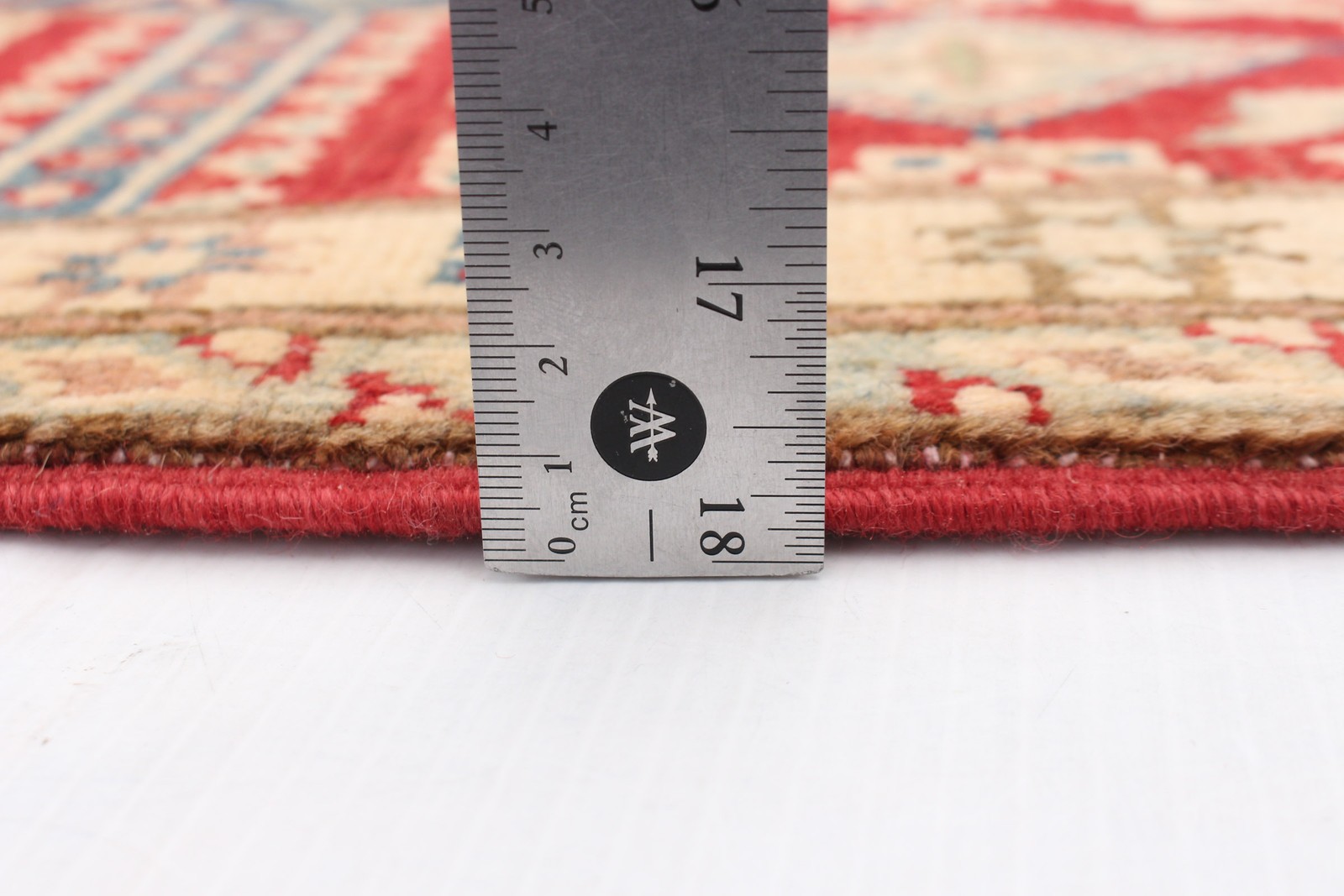 Traditional Hand-Knotted Geometric Area Rug 6’7″ x 9’8″ Oriental Wool Carpet