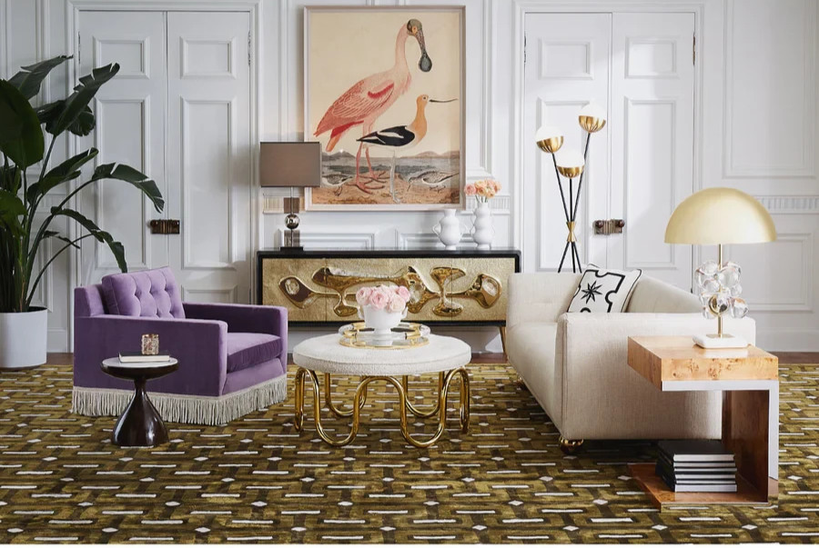 Thebes Hand-Tufted Wool Rug 8×10 custom