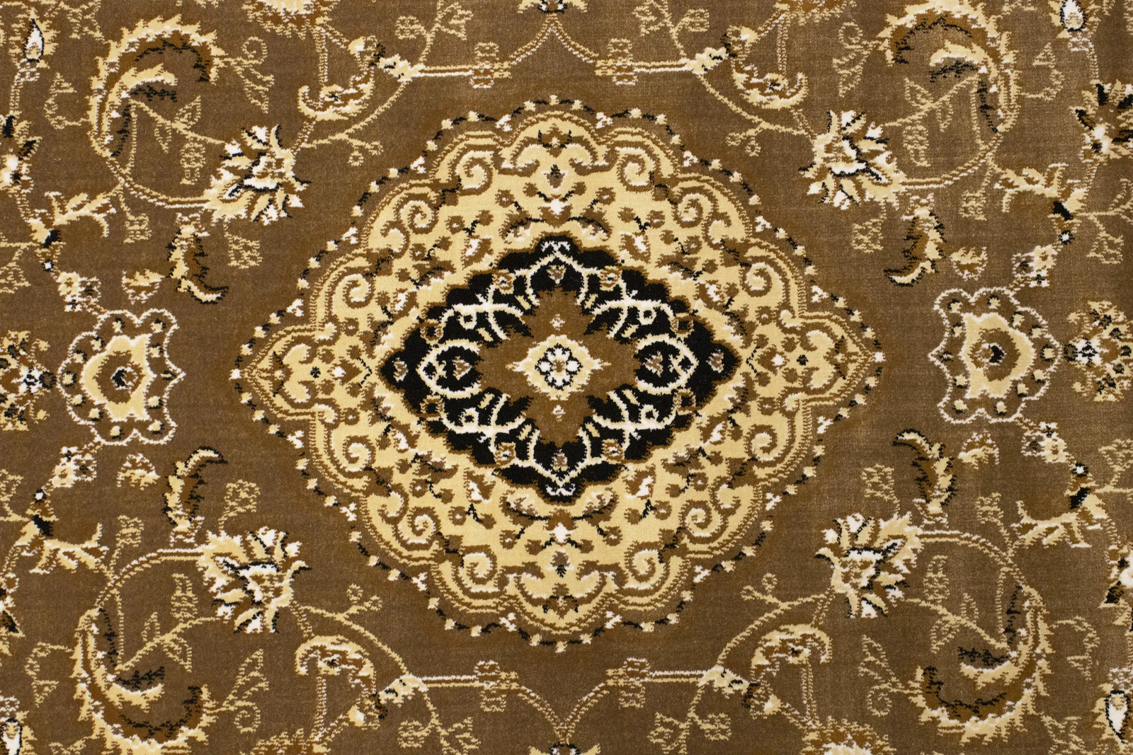 Vintage Style Brown Floral Classic 4X6 Machine-Made Area Rug Oriental Carpet