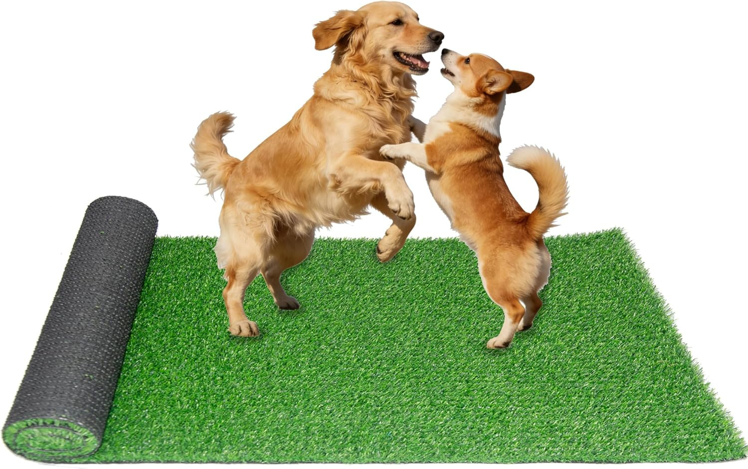Artificial Grass Rug 39.37X31.49 in Indoor Outdoor, 0.35Inch Pile Height,Fake Re