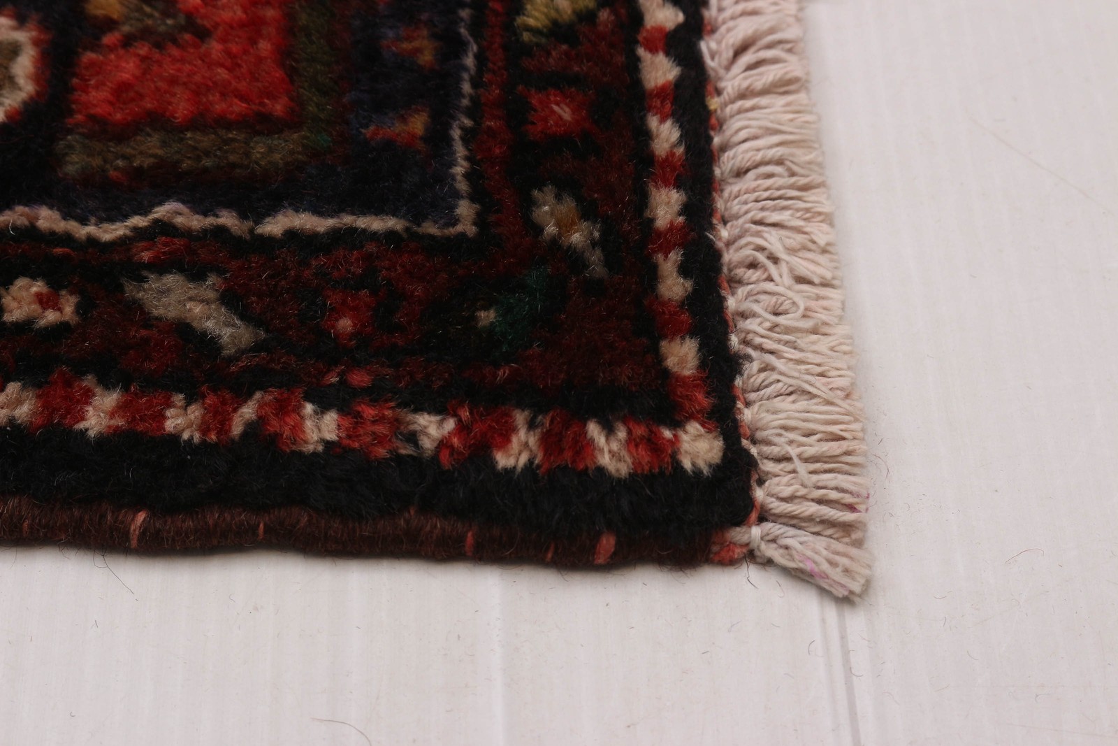 3’3″ x 9’9″ Vintage Hand-knotted Runner Rug Traditional Oriental Wool Carpet