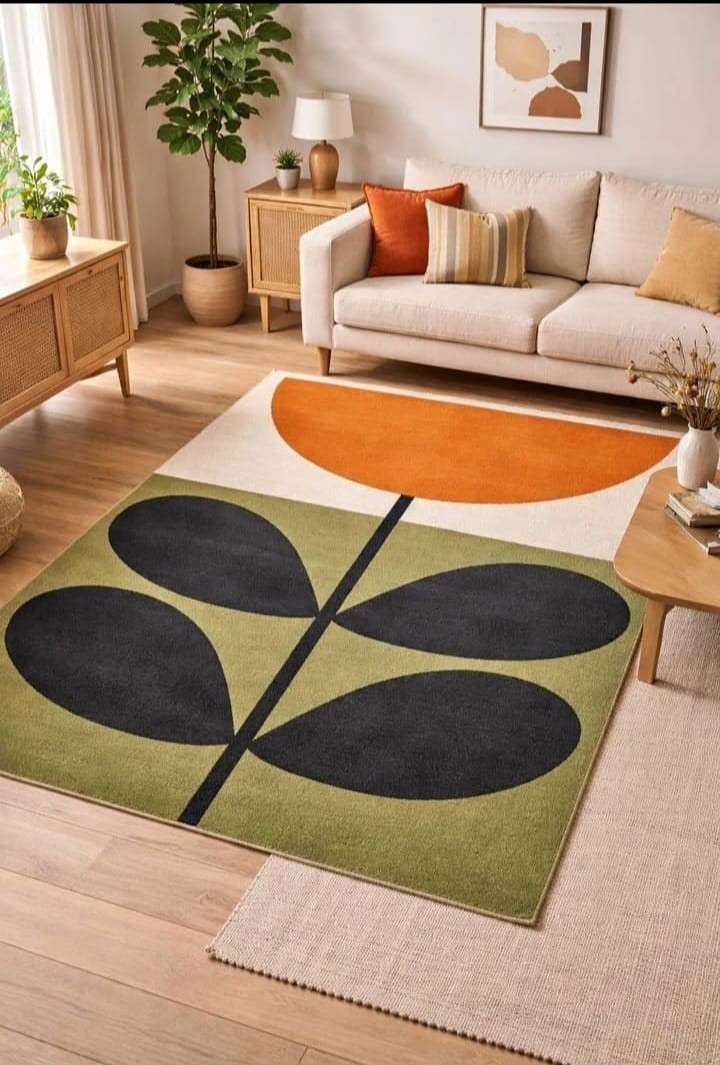 Modern Floral Hand Made Tufted Carpet For Living Room Bed Room Area Rug 5×8 6×9