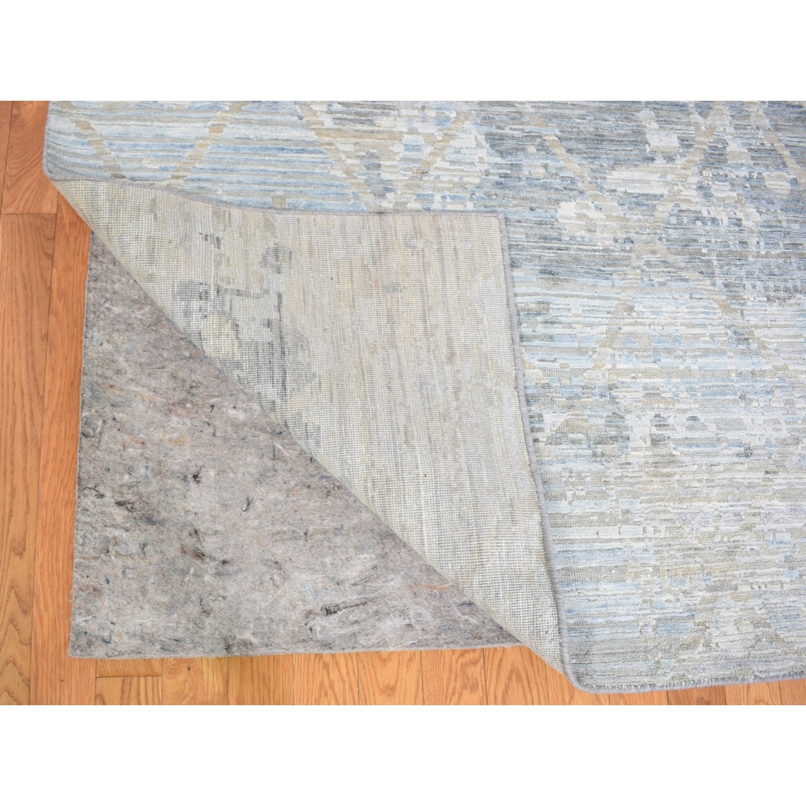 12’x15’1″ THE PASTEL COLLECTION,Oversized Silk Textured Wool Oriental Rug R59262