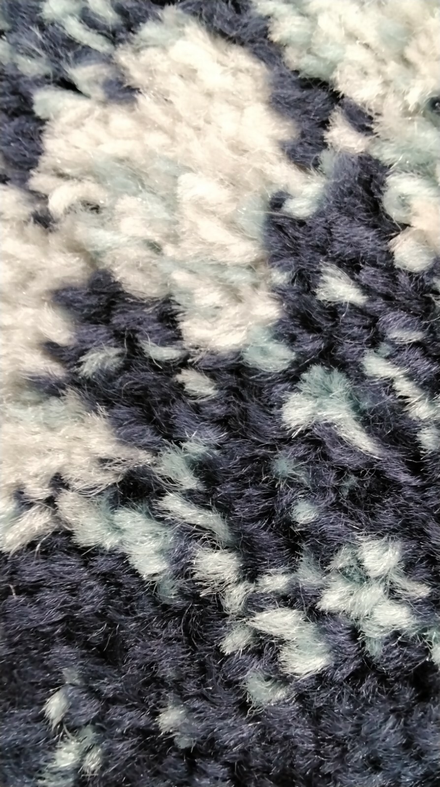 NAVY / IVORY 2′-6″ X 16′ Loose Threads Rug, Reduced Price 1172701681 ADR131N-216