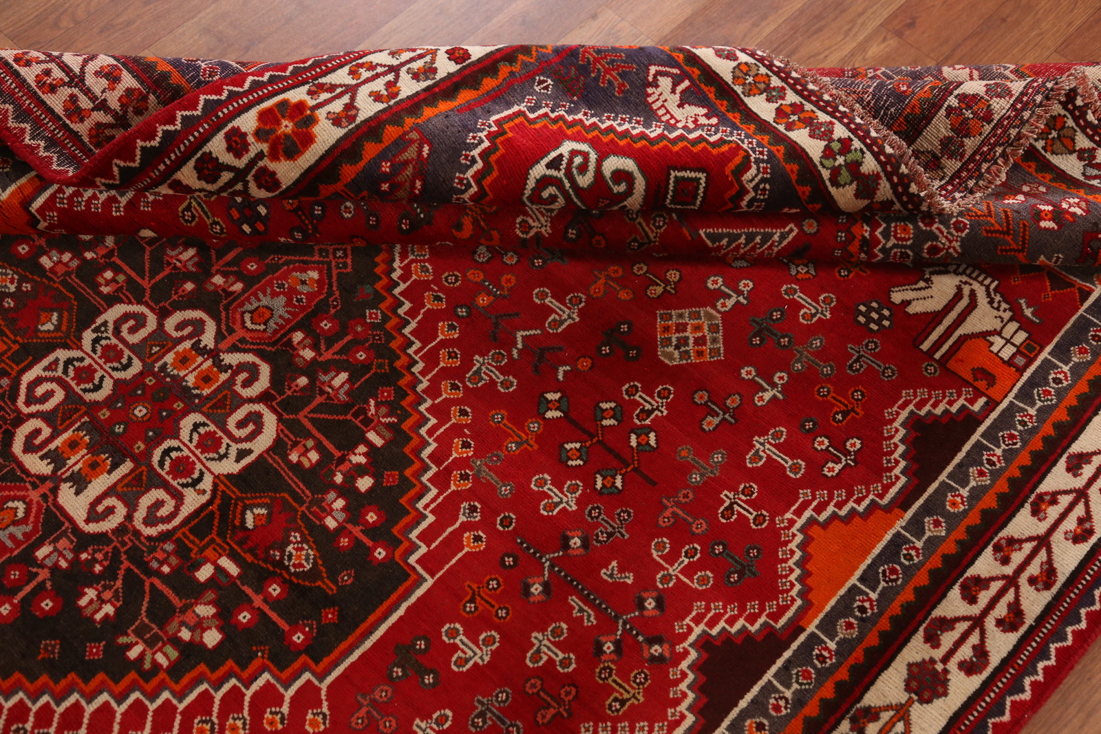 Tribal Vintage Traditional Handmade Wool Nomadic Area Rug 5×9 Living Room Carpet