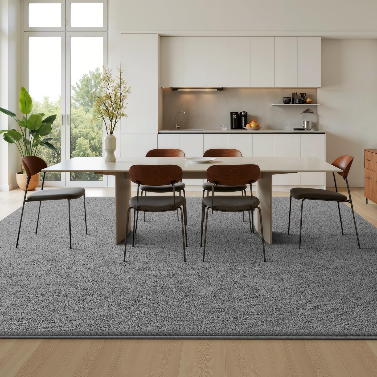Non-Slip 4×6 Ft Area Rug – Soft Thick Memory Foam Carpet for Living Room, Bedroo