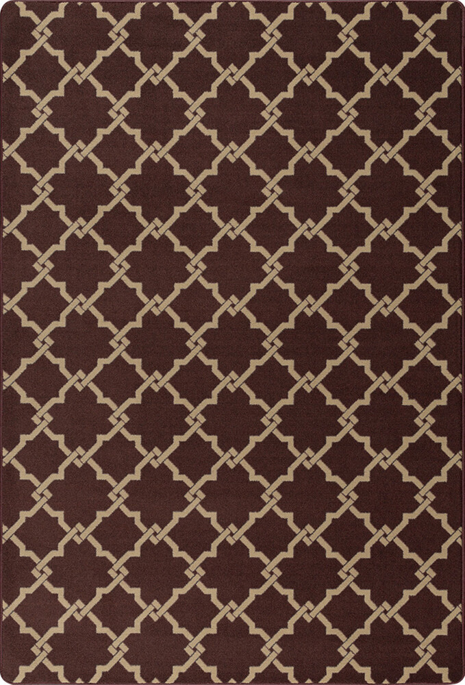 Milliken Red Contemporary Lines Area Rug Geometric House of Thebes Bordeaux