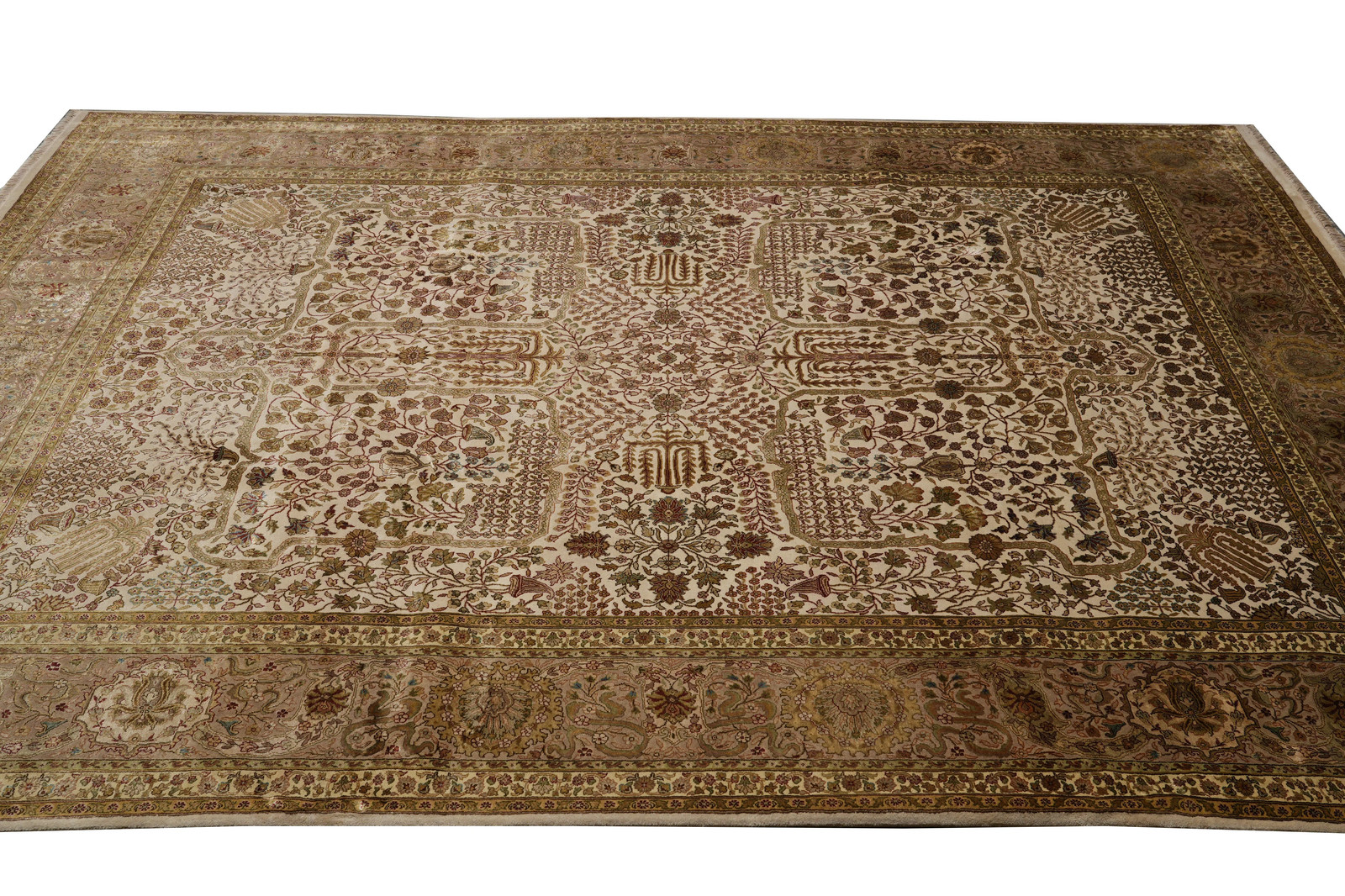 Harooni Rugs Fascinating 9×12 Handmade Silk & Wool Indian Rug PIX-804-164