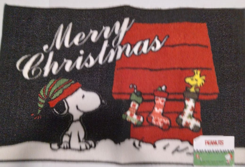 Peanuts Snoopy Merry Christmas Accent Rug Tapis Decorative Accent Rug