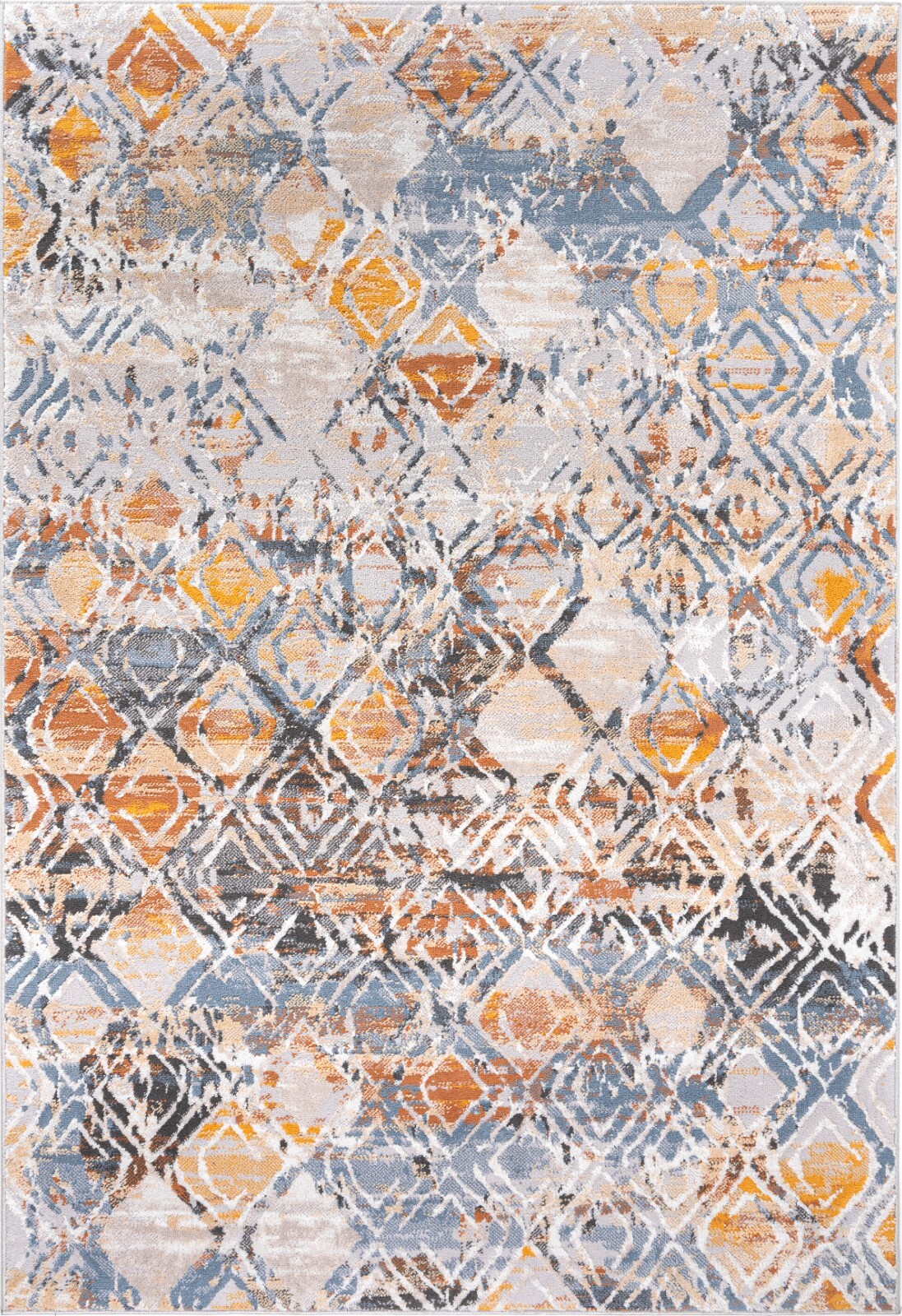 L’Baiet Lena Distressed Geometric 5 ft. x 7 ft. Area Rug