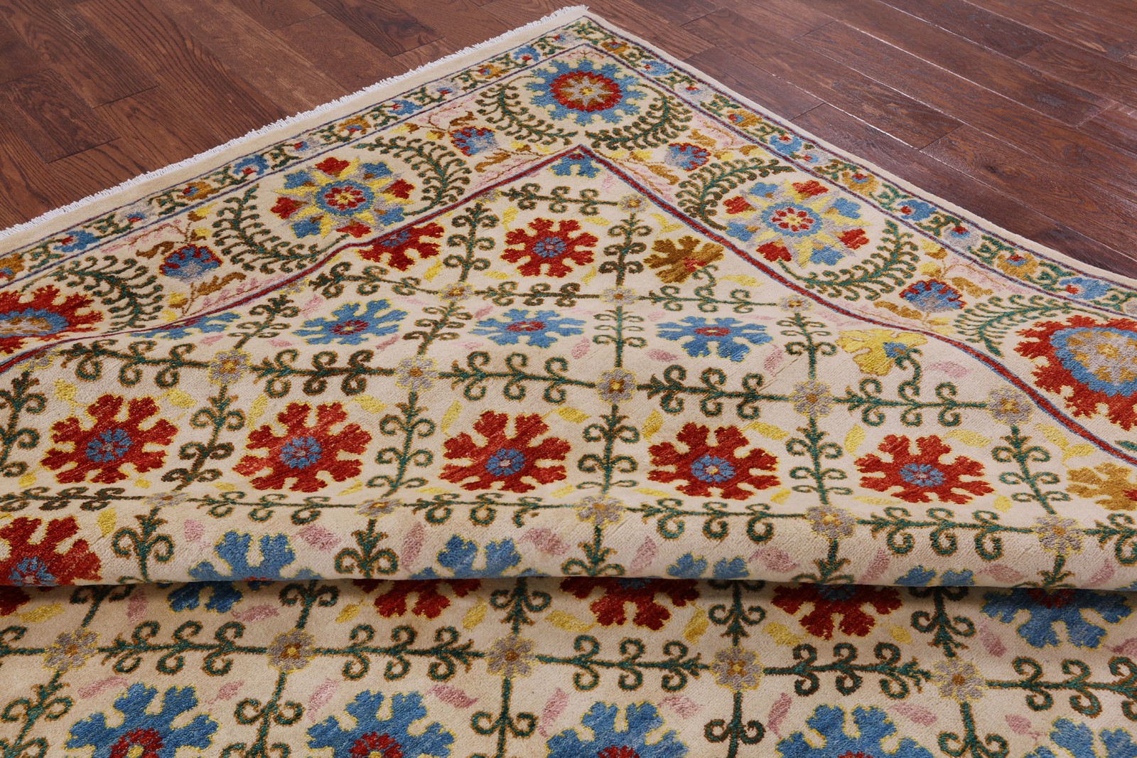 8′ 1″ X 10′ 0″ William Morris Hand Knotted Wool Rug – P6953