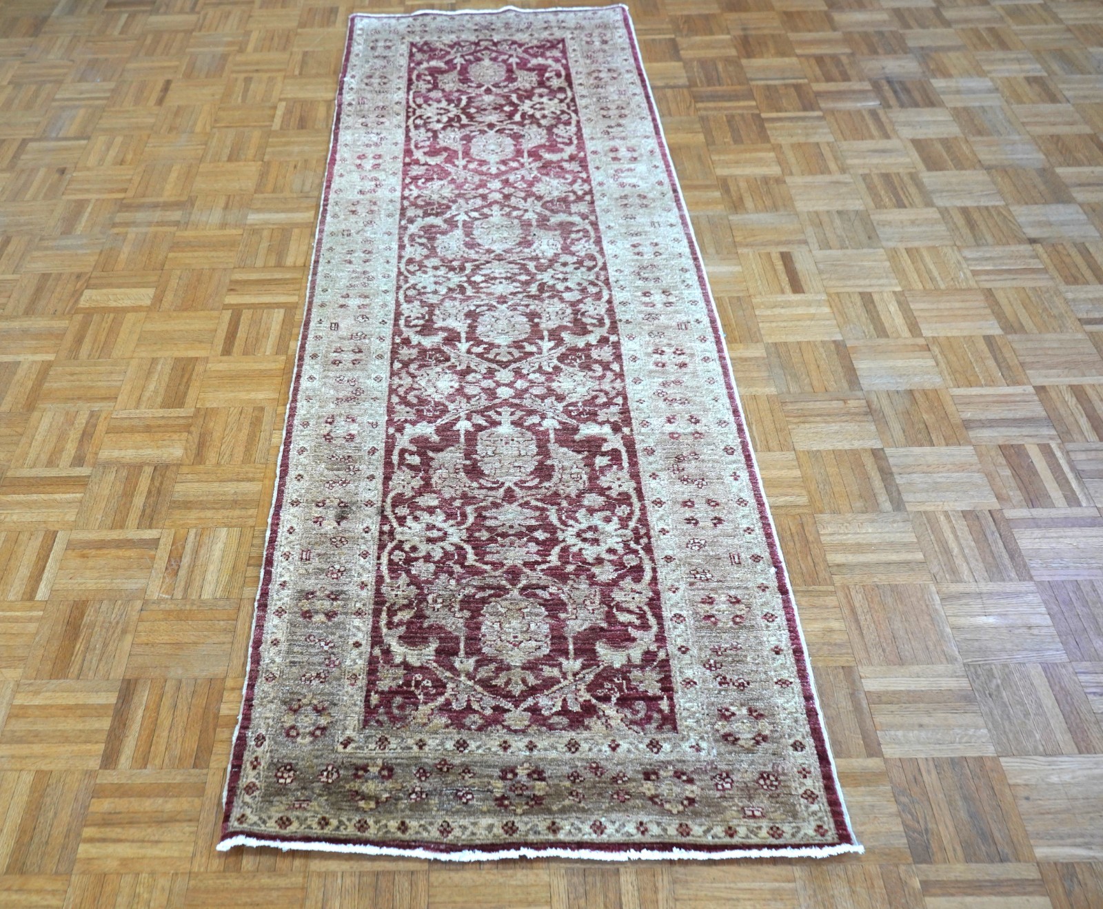 Classic Red Wool Runner 3″ x 12 ft – Rug #86349