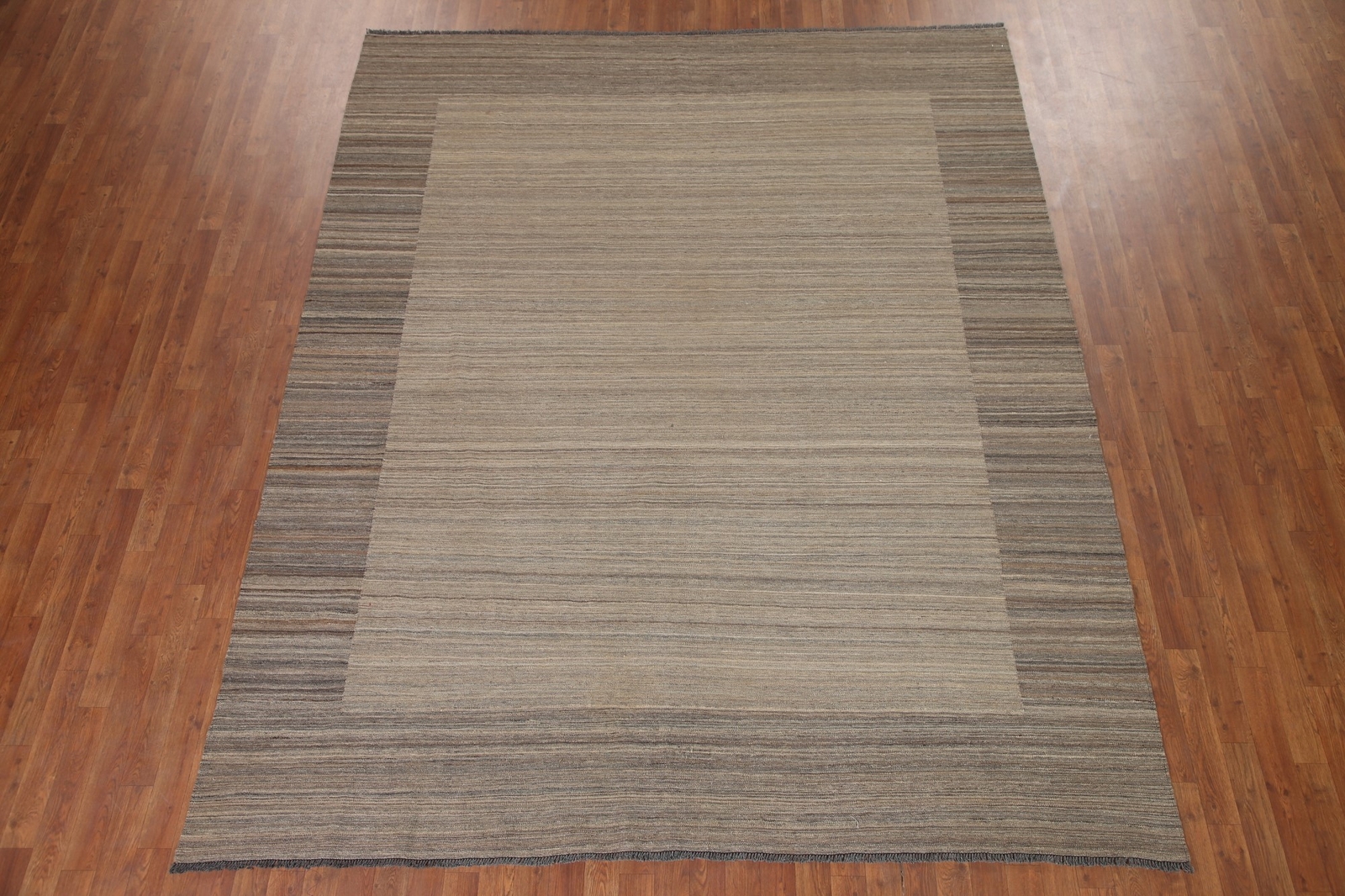 Beige Kilim Rugs Rectangle Flatweave Pile Wool Kelim Carpets 8×10 ft