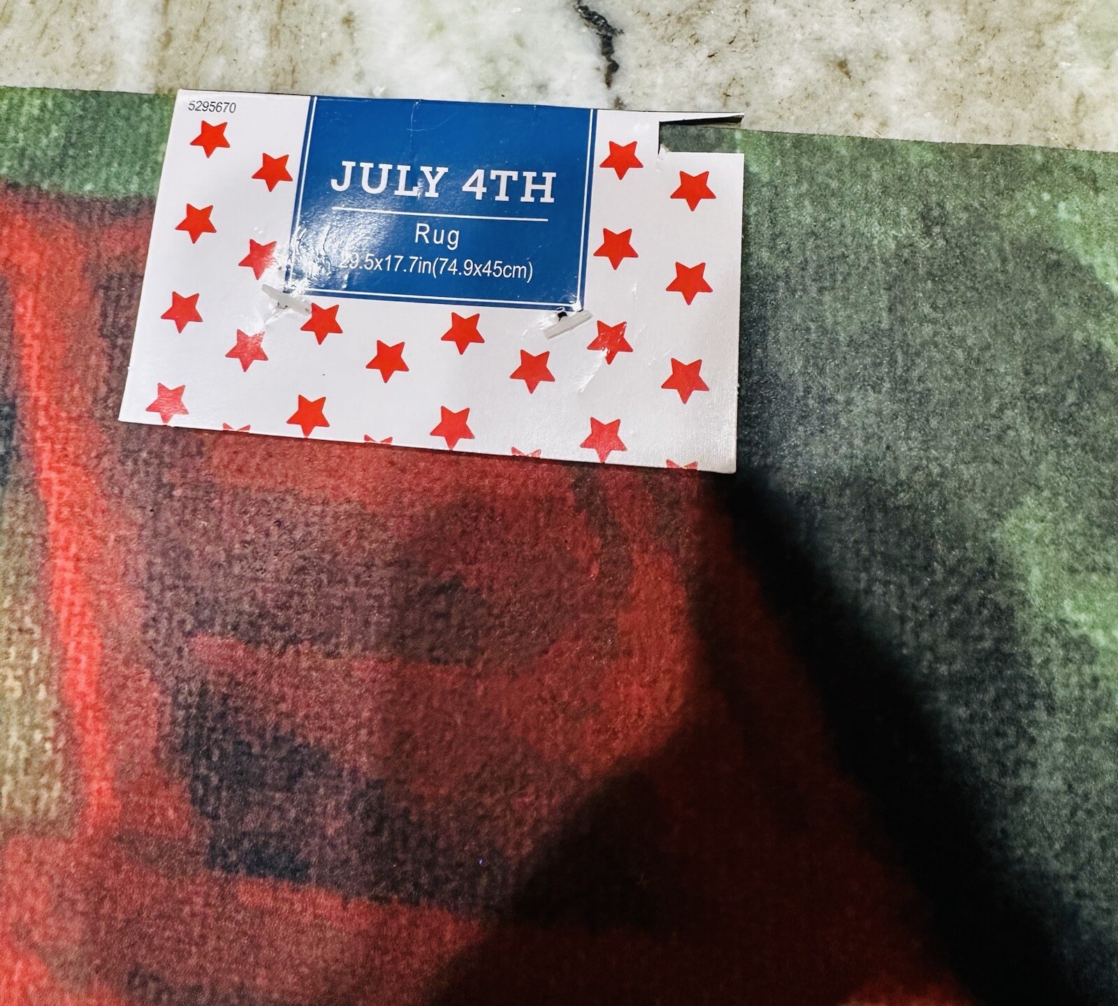 Hobby Lobby Indoor/Outdoor July 4 Rug:29.5x17Inches/Seasonal / Holiday-ShipN24Hr