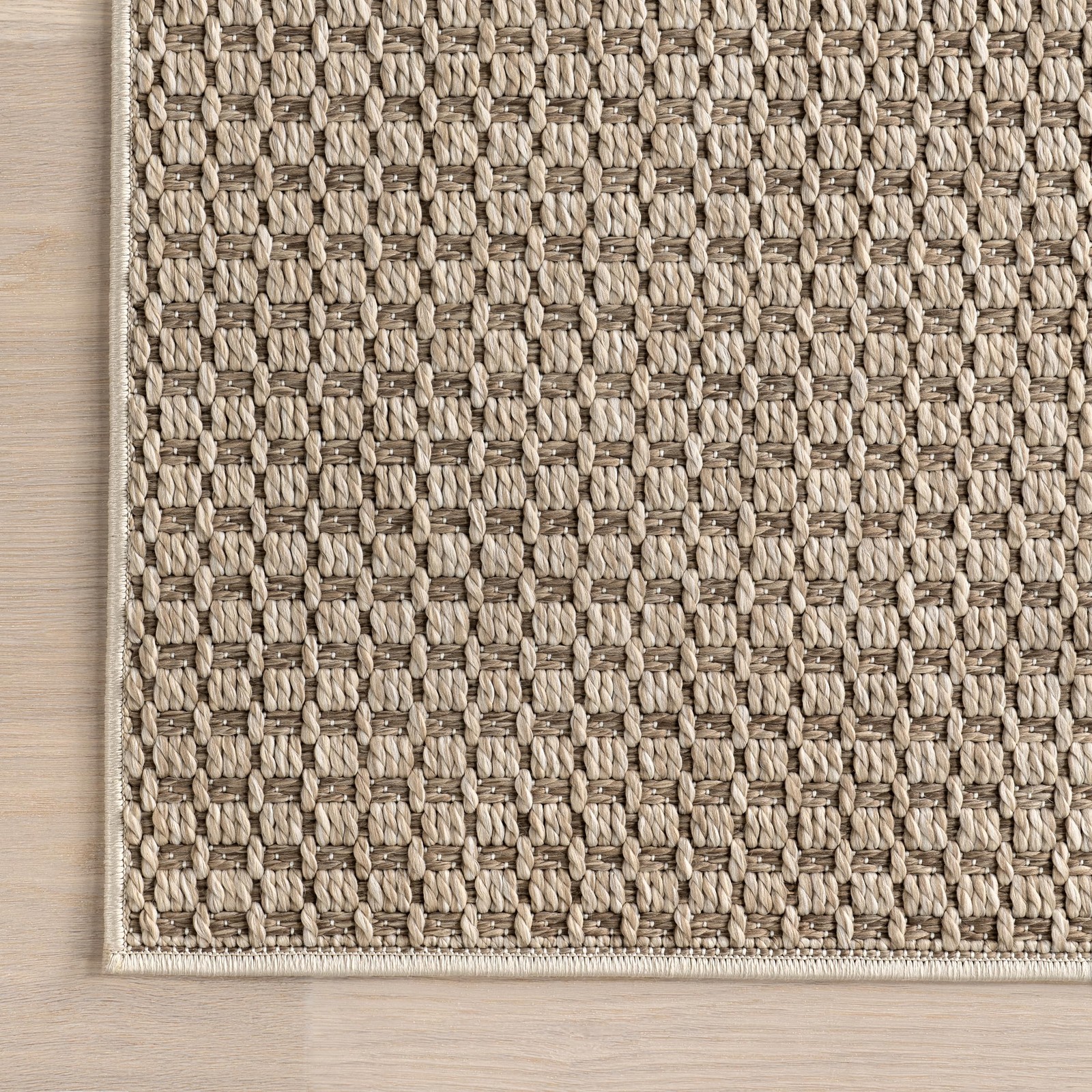 Nuloom Jazmin Neutral/Beige 65 X 9 Solid Woven Soft And Textured High Traffic
