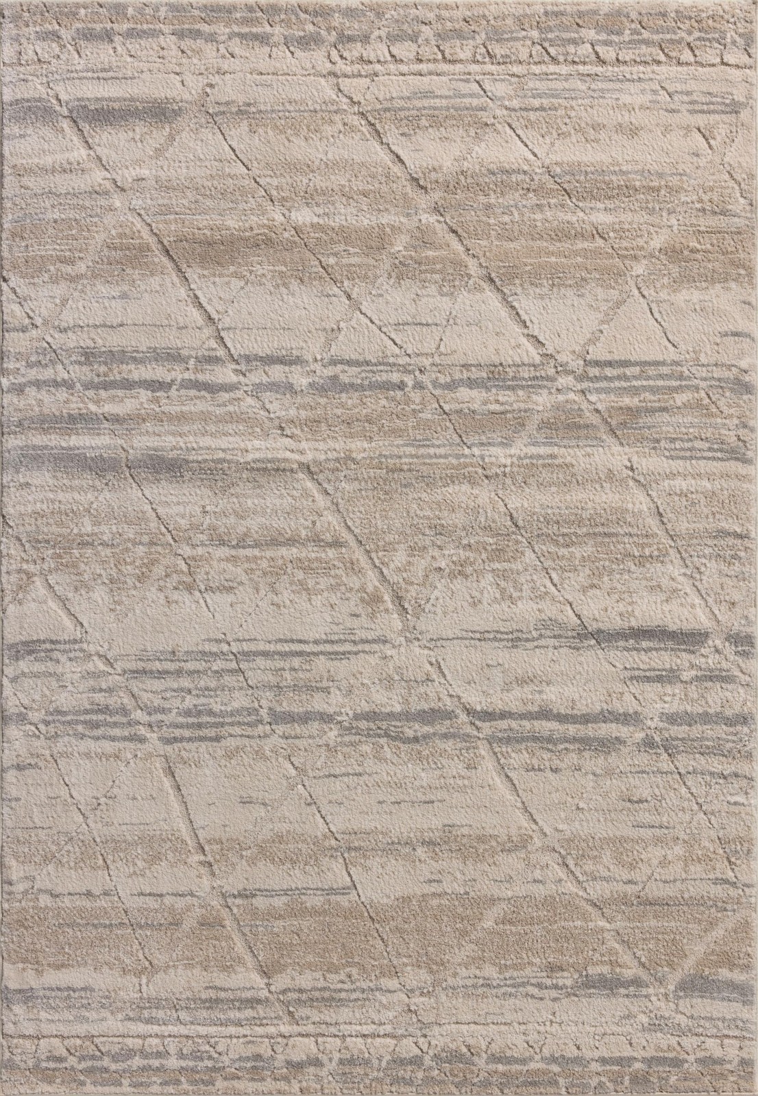 Loloi Monty Collection MOT-02 Ivory/Natural 4′ x 6′ Accent Rug