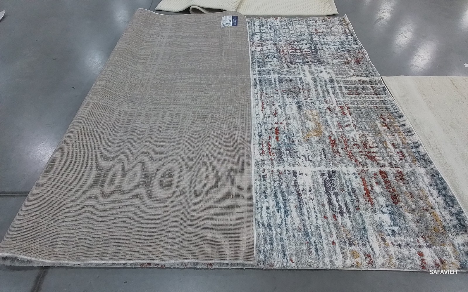 BLUE RUST / IVORY 8′-0″ x 10′-0″ Flaw in Rug, Reduced Price 1172795725 BER569A-8