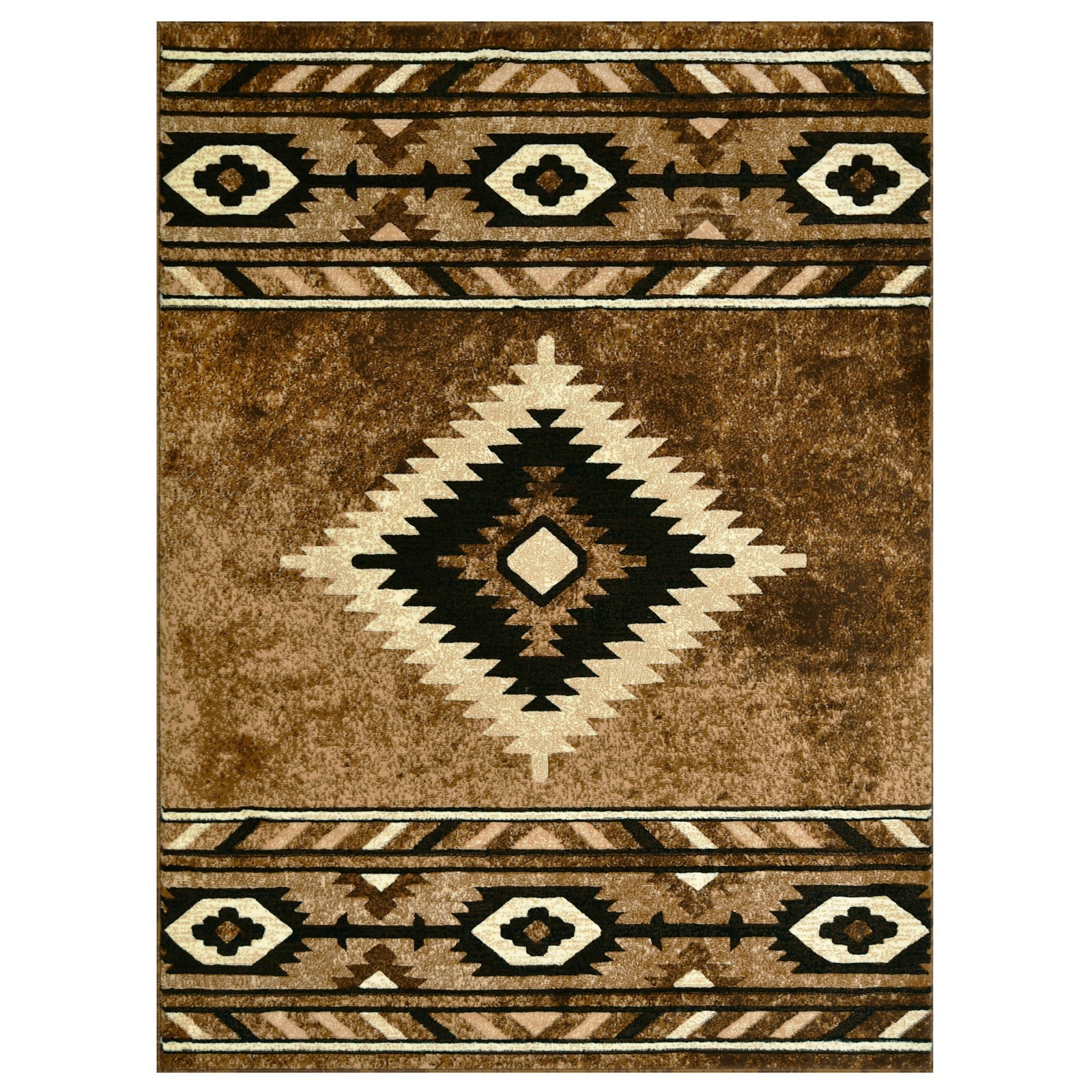 YHSF South West Native American Tribal Area Rug Easy Clean Thick Durable Soft