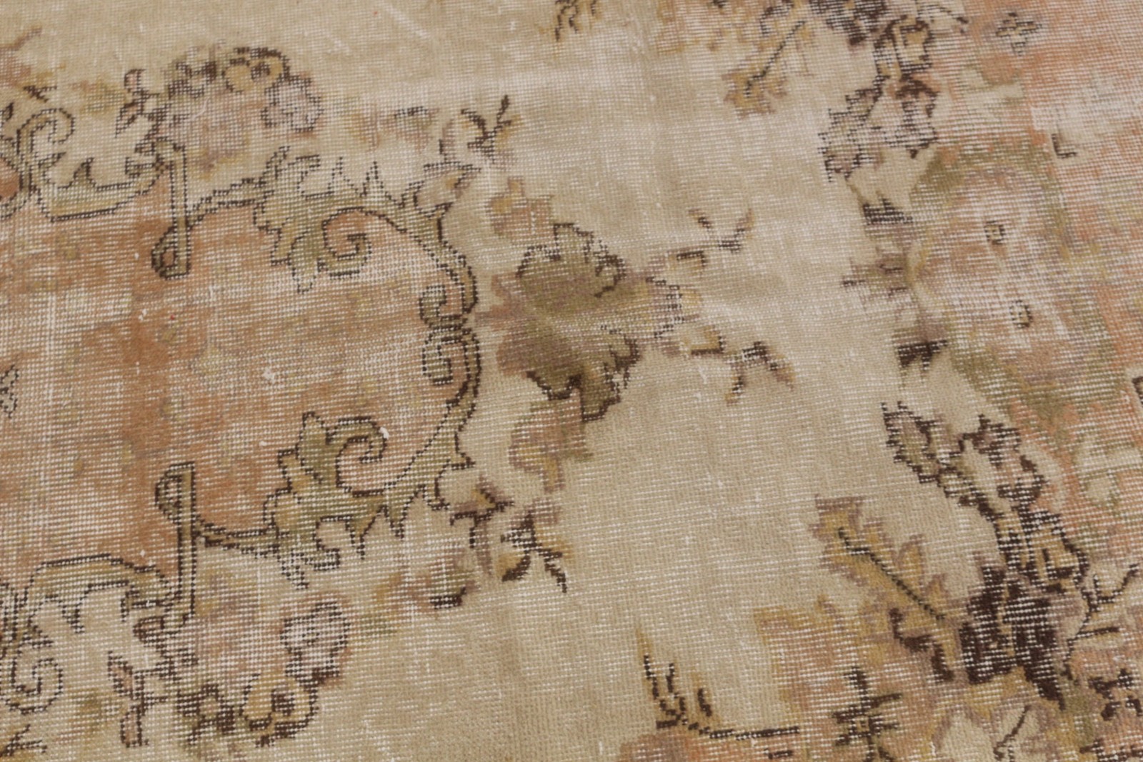 Vintage Turkish Rug 5,1×5,2 ft (154×157 cm), Brown Moroccan Rug