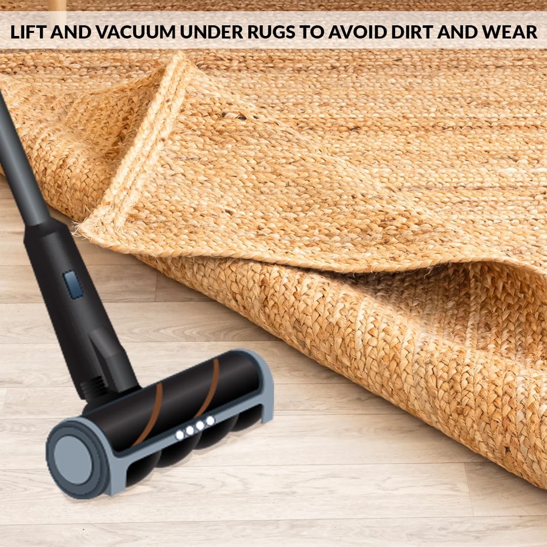 Handcrafted Braided Jute Runner Rug 2×6 ft – Rustic Vintage Natural Area Rug …