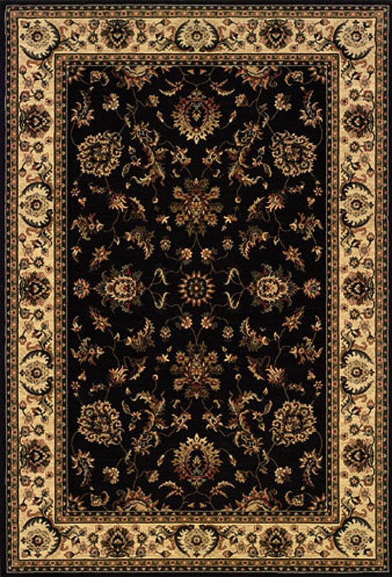 8×11 Sphinx Oriental Black Oriental 311K Area Rug New – Approx 7′ 10” x 11′ 2”
