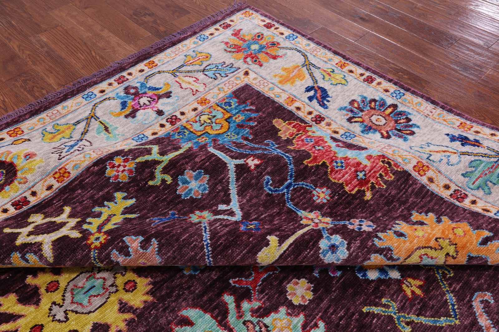 9′ 1″ X 11′ 11″ Turkish Oushak Handmade Rug – Q14852