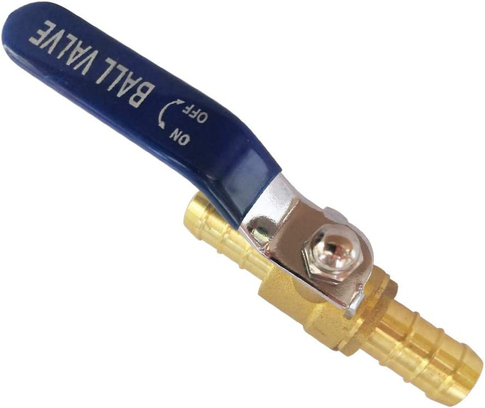 5/8 Inch Inch Heater Hose Shut off Valve 16Mm OD Brass Ball Valve 90 Degree Turn