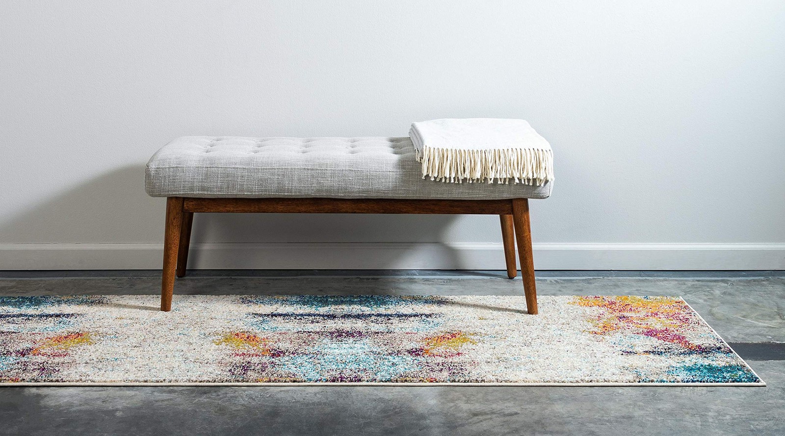 Chromatic Collection Modern Colorful & Vibrant Abstract Area Rug For Any Home…