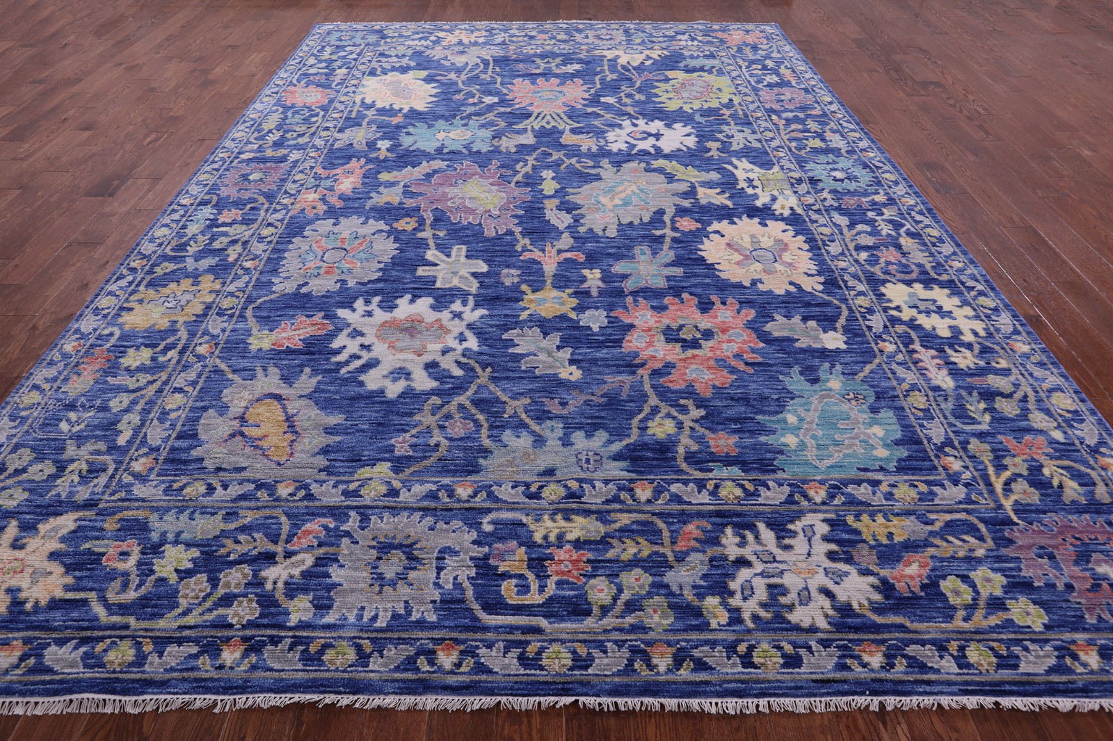 9′ 9″ X 13′ 11″ Turkish Oushak Handmade Wool Rug – Q19916
