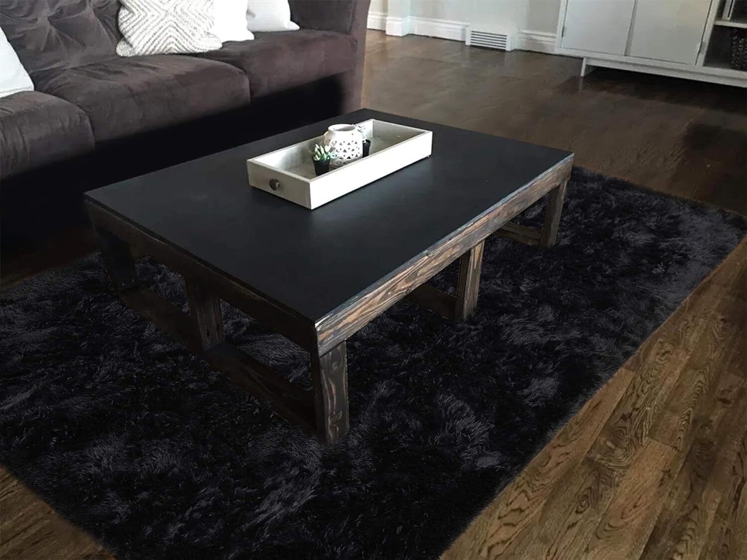 Luxury Fluffy Area Rug Modern Shag Rugs For Bedroom Living Room, Super So