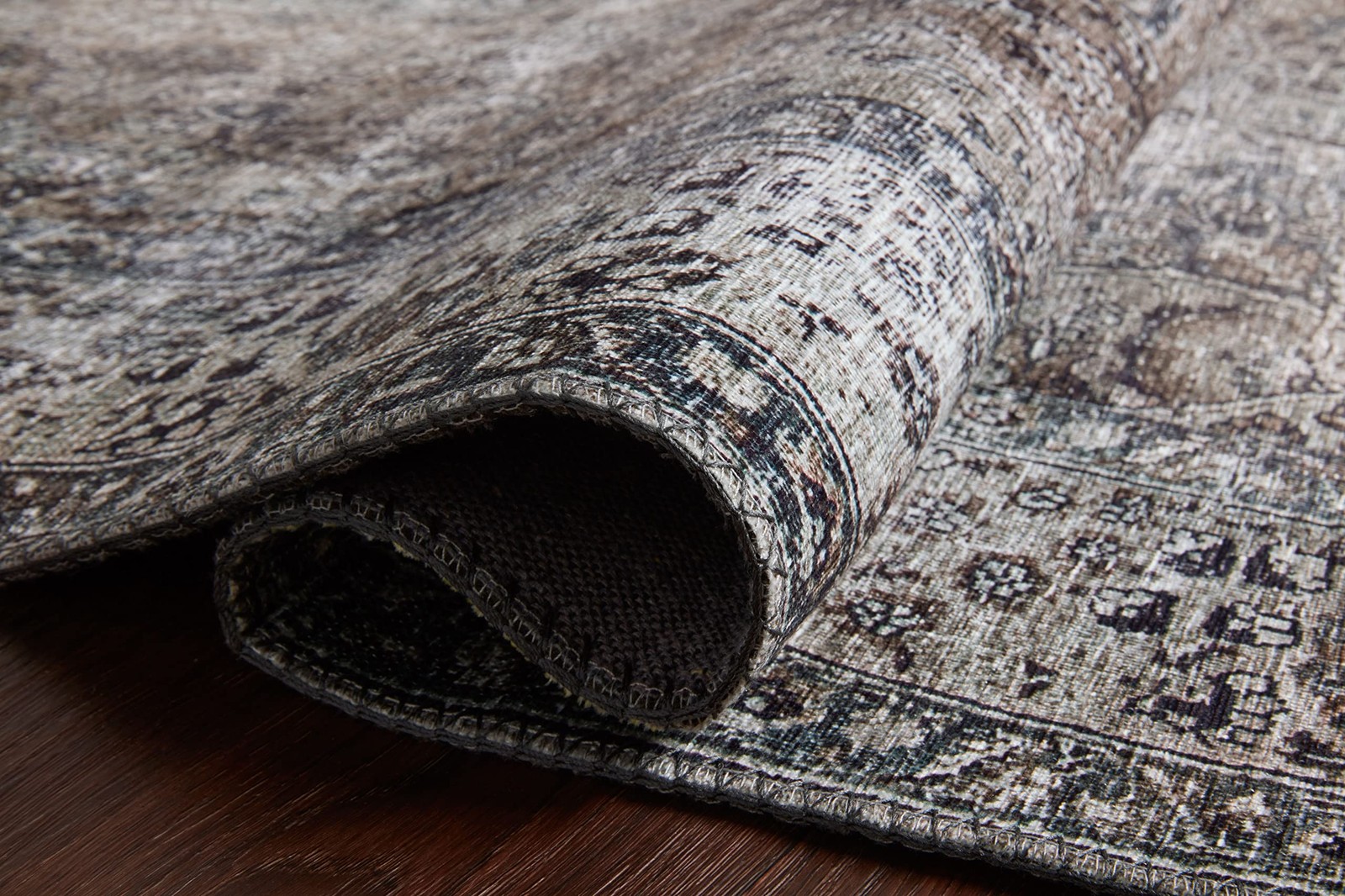 Layla Collection LAY-06 Taupe/Stone 7′-6″ x 9′-6″ .13″ Thick Area Rug, Soft, …