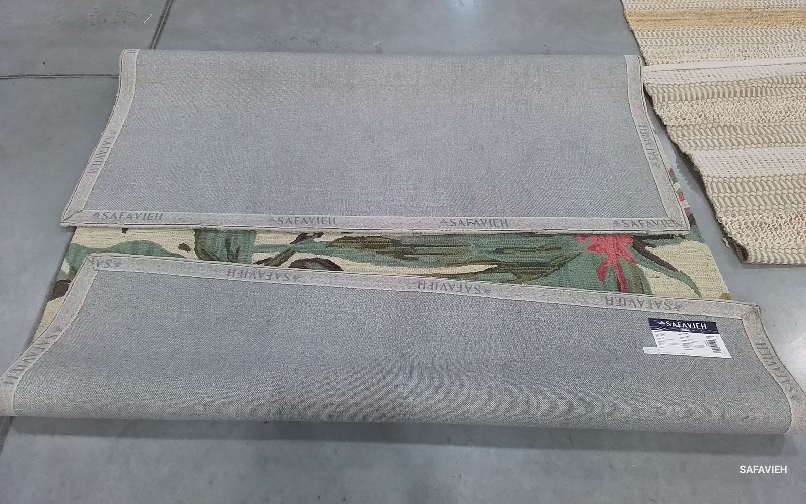 IVORY / MULTI 6′-0″ x 9′-0″ Broken Thread Rug Reduced Price 1172800967 JAR325A-6