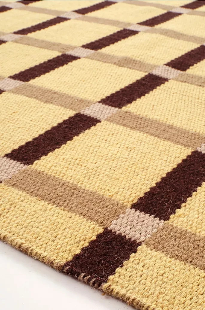 Scandinavian Swedish Kilim Wool Handmade Rug Bohemian Flat weave Large Area Rugs