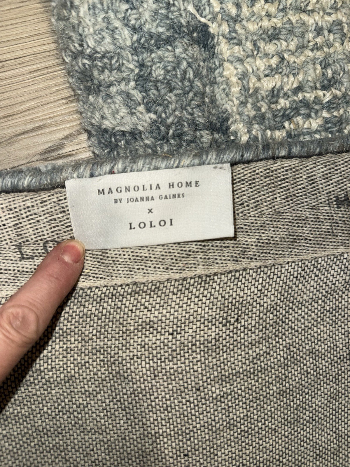 Magnolia Home x Loloi Henley HNY-01 Wool Rug Handmade Abstract 2’3″x3’9″