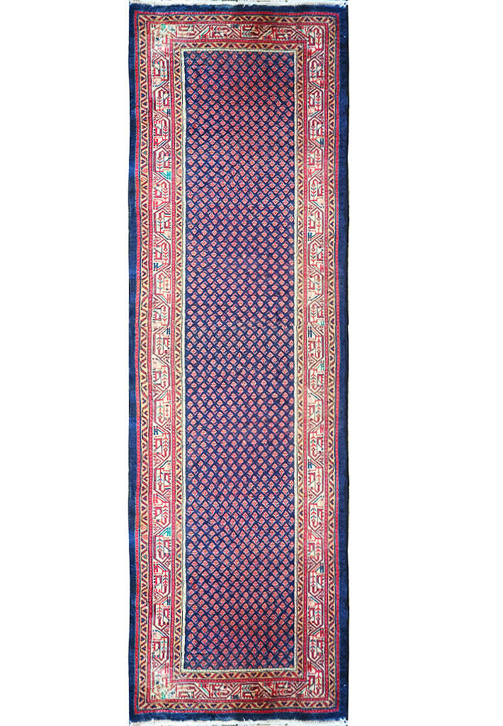 3′ x 10′ Perssian Herati Runner BLUE #F-6123