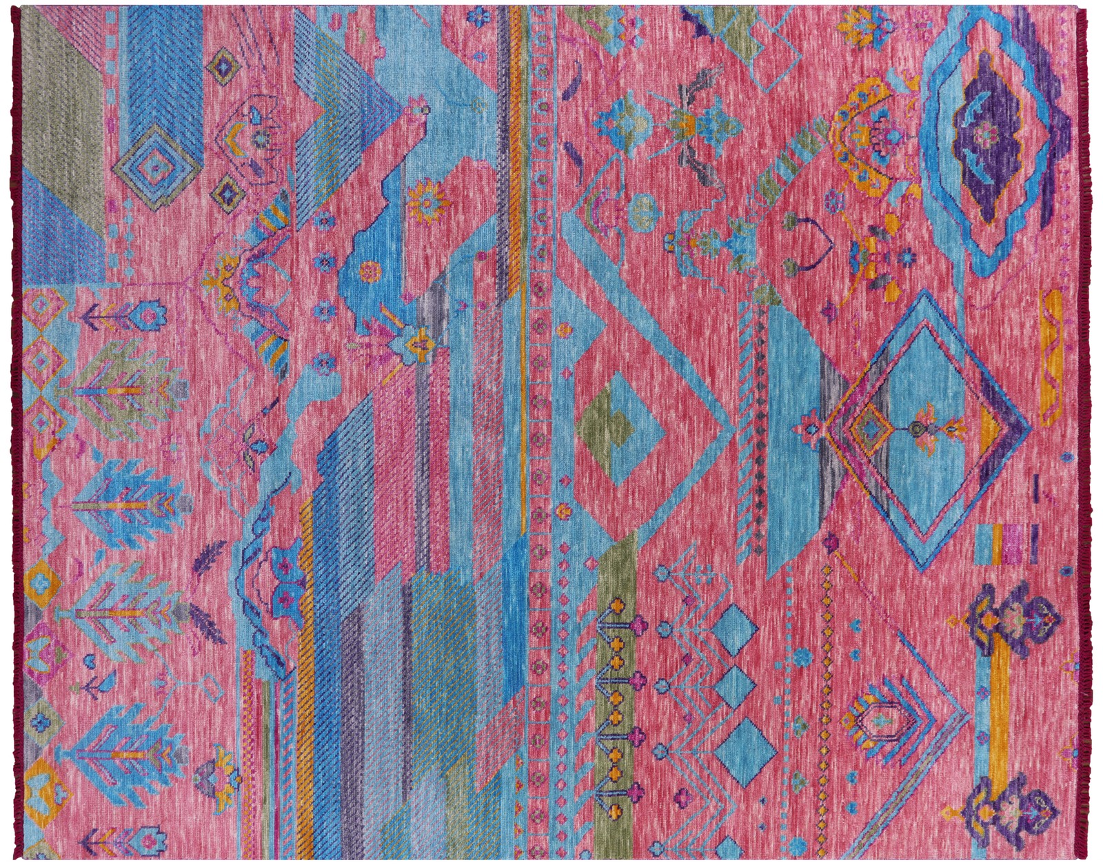 8′ 1″ X 10′ 0″ Moroccan Handmade Wool Rug – Q15411
