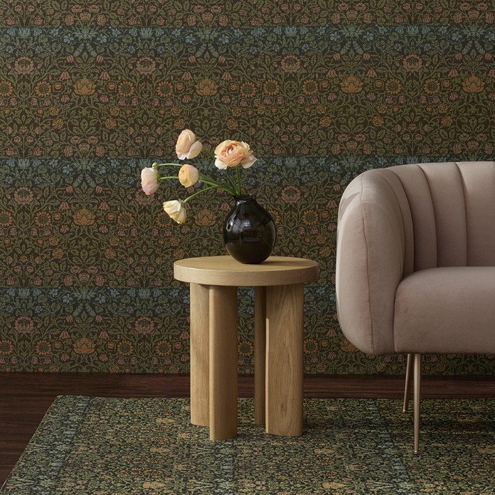 Chilewich x William Morris Woven Rug-Williams Sonoma|40939
