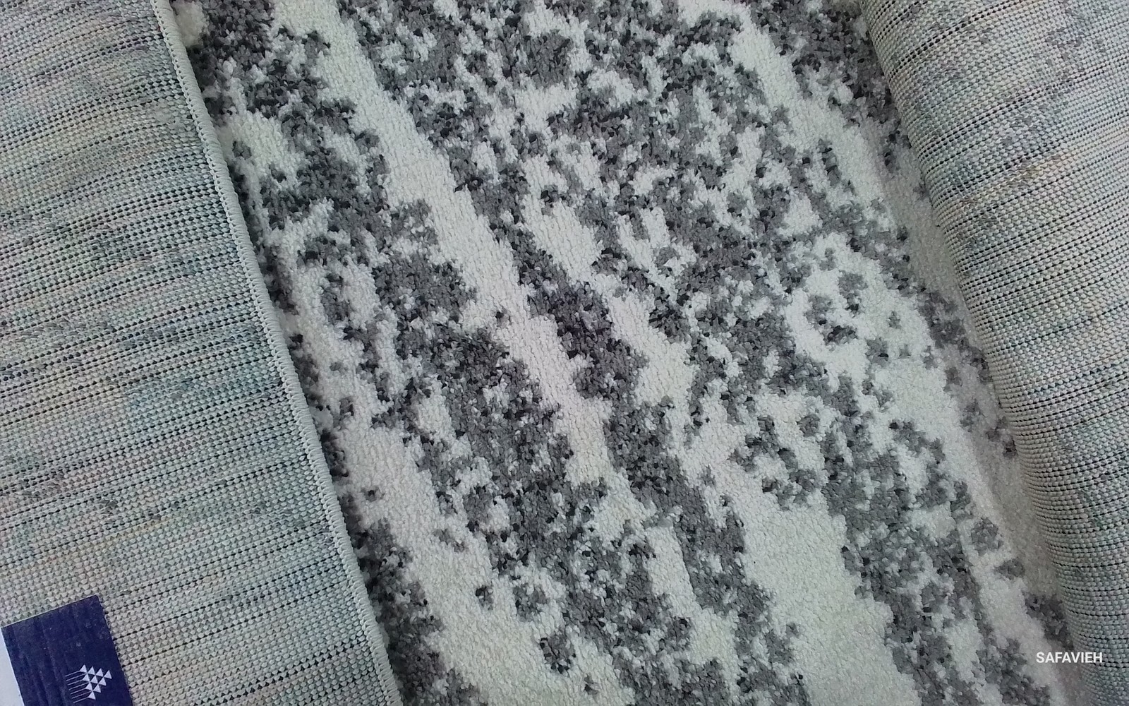 BLACK / IVORY 10′-0″ x 14′-0″ Back Stain Rug Reduced Price 1172789601 EVK228K-10
