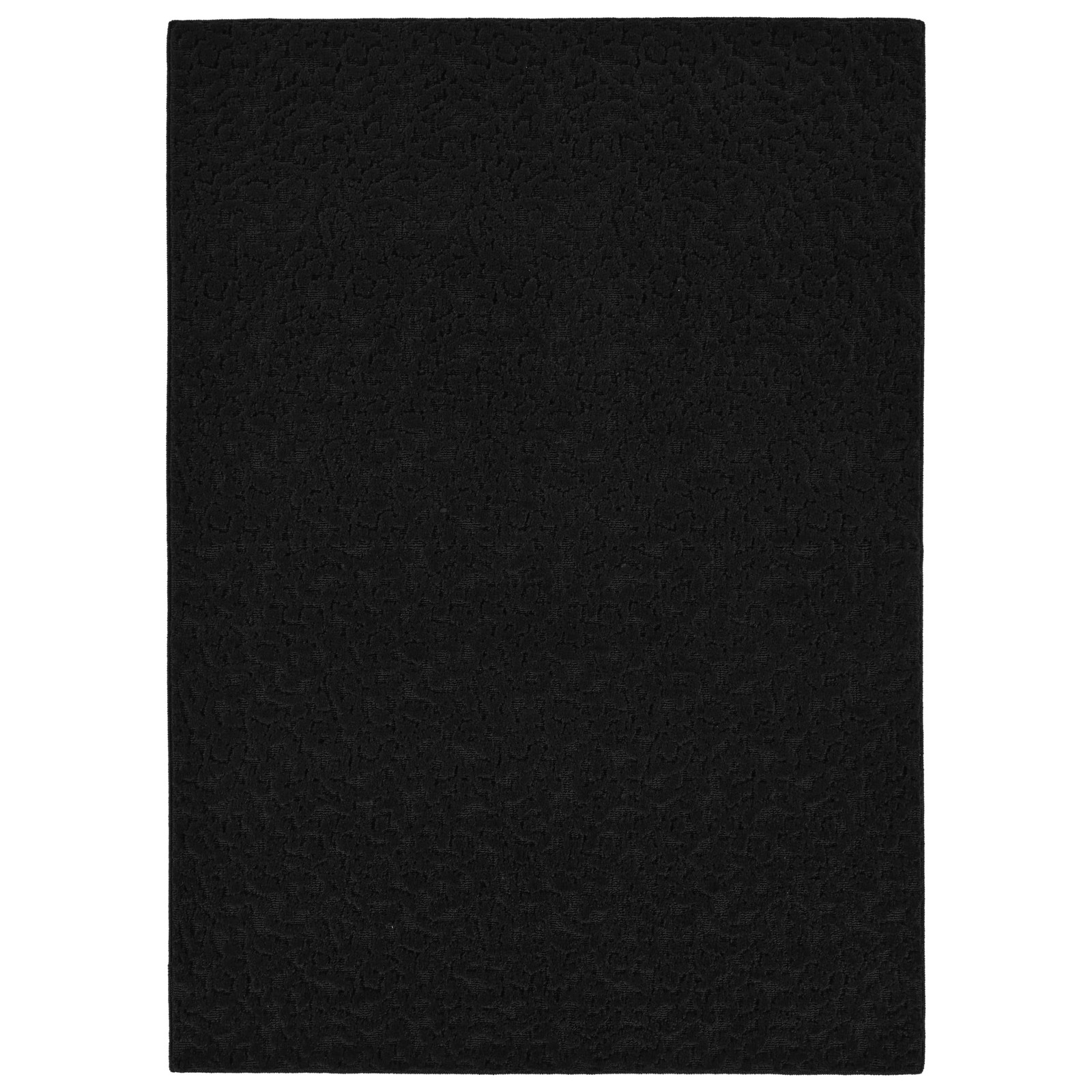 Garland Rug Ivy 6 ft. x 9 ft. Area Rug Black