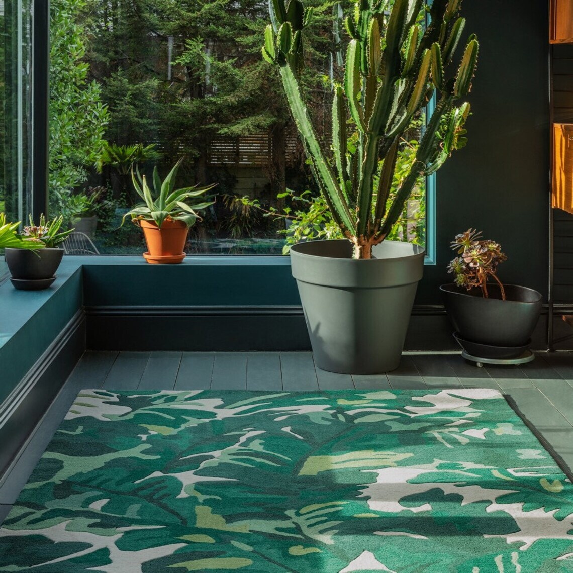 Green Handmade Rug Living Bed Room Area Rugs 8×10, 8×11, 8×14, 9×12, 9×13 Wool