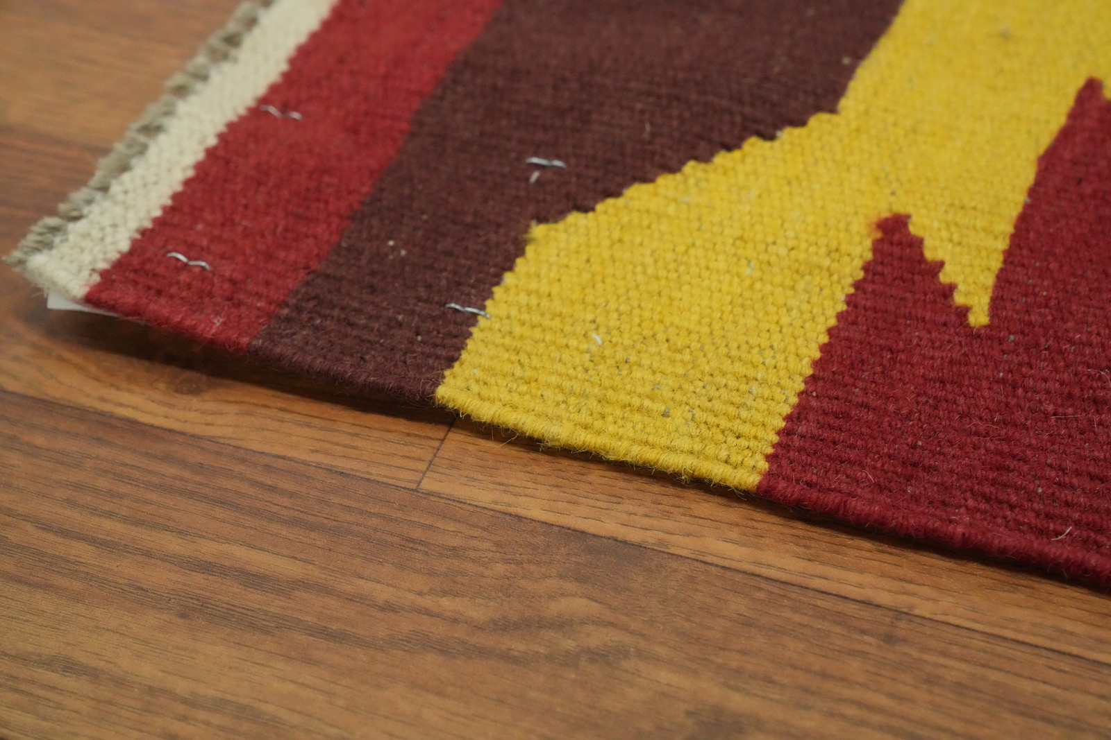 Kilim Square Area Rug 10×10 Ft Vegetable Dye Blue Wool Carpet Hand Woven Rug